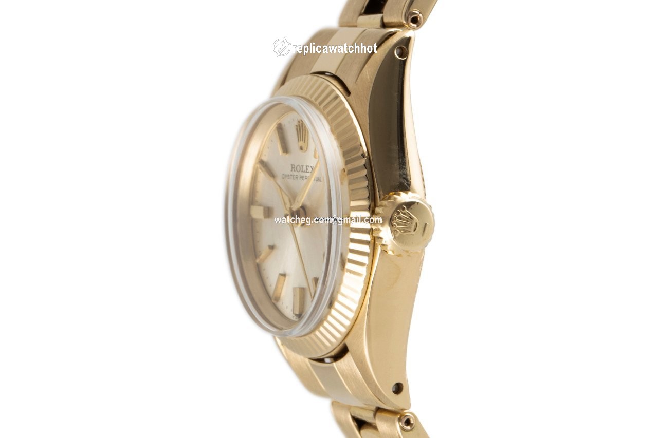 Rolex Oyster Perpetual Womens watch Yellow gold Automatic 6619 2