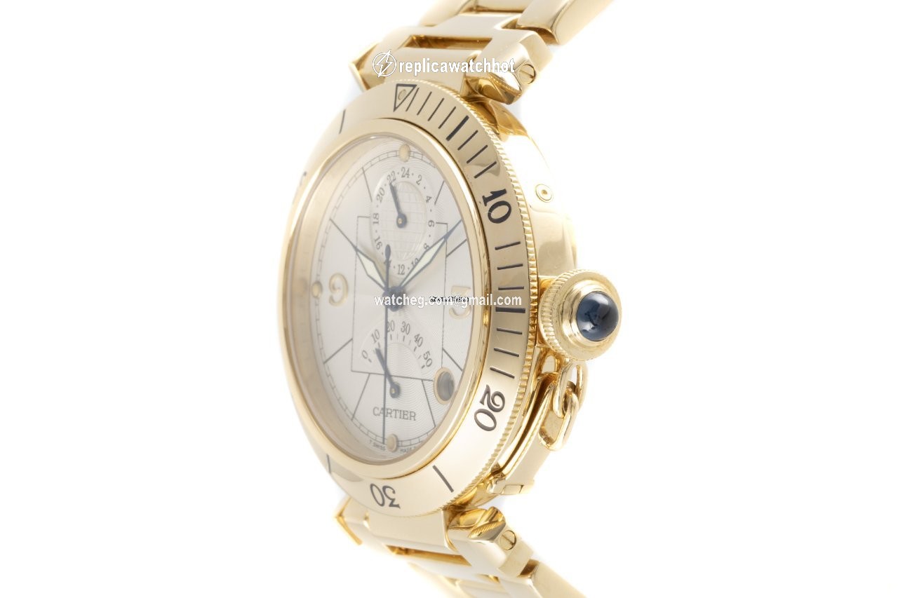 Cartier Pasha Mens watch Unisex Automatic Yellow gold 2395 2