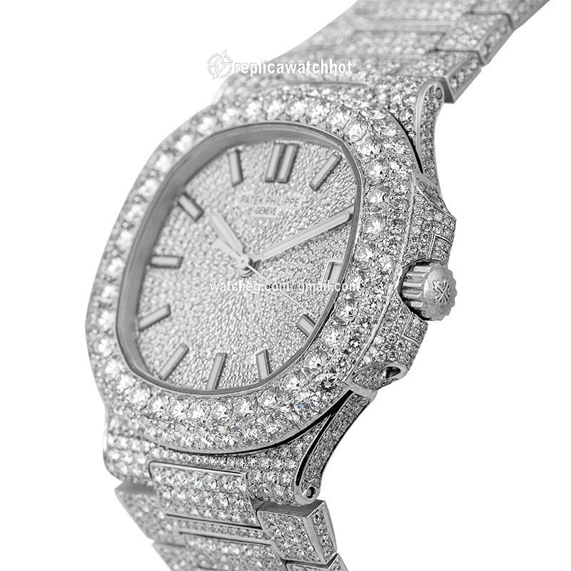 Patek Philippe Nautilus Mens watch Unisex Automatic White gold 5711G 2