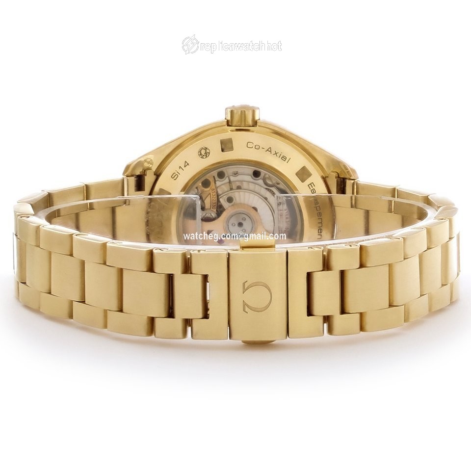 Omega Seamaster Aqua Terra Womens watch Automatic Yellow gold 231.50.34.20.01.001 2