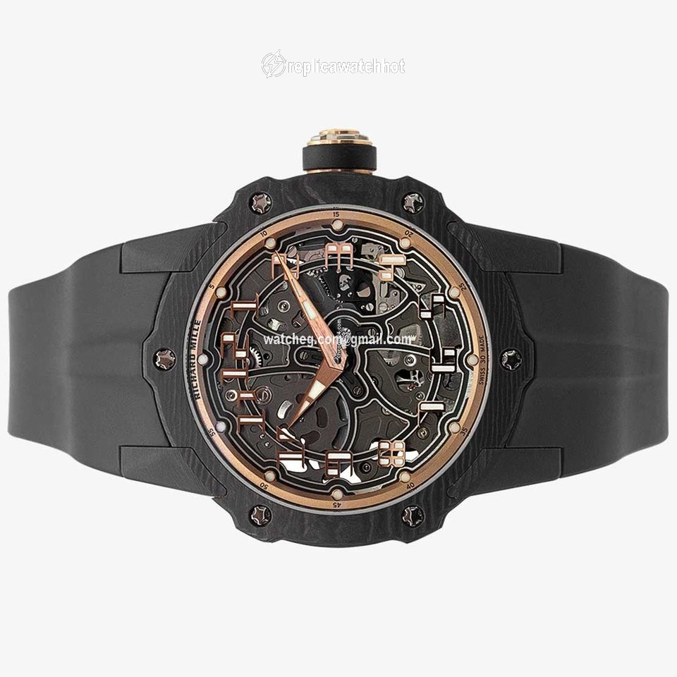 Richard Mille Mens watch Unisex Automatic Carbon RM33-02 RG CA 2