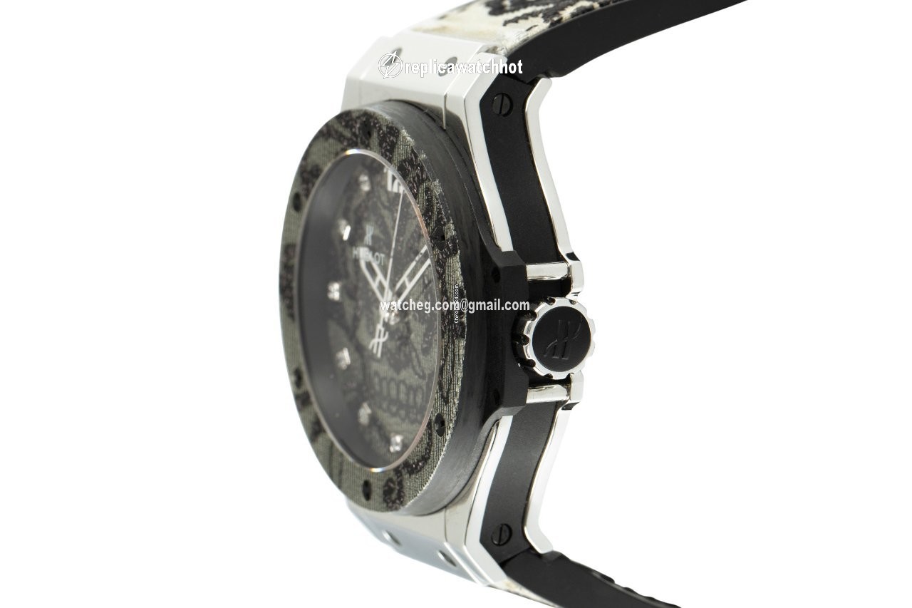 Hublot Big Bang Broderie Womens watch Automatic Steel 343.SS.6570.NRBSK.16 2