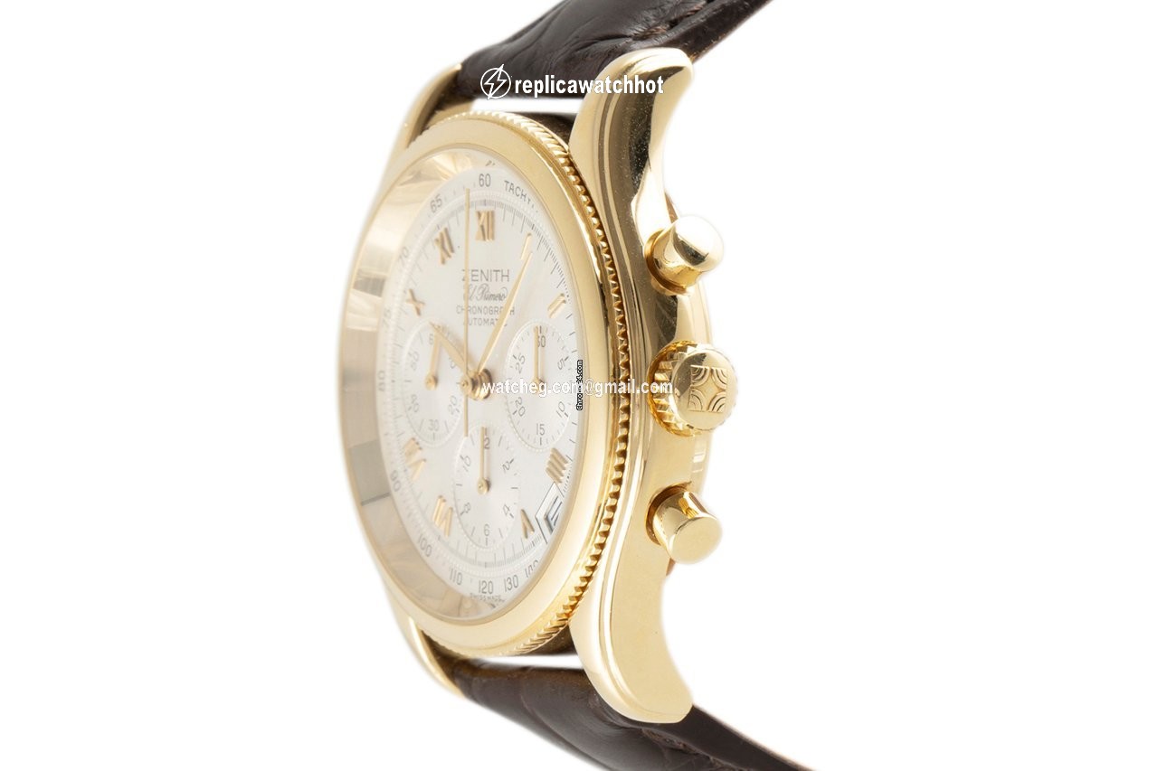 Zenith El Primero Chronograph Mens watch Unisex Automatic Yellow gold 06-0210-400 2