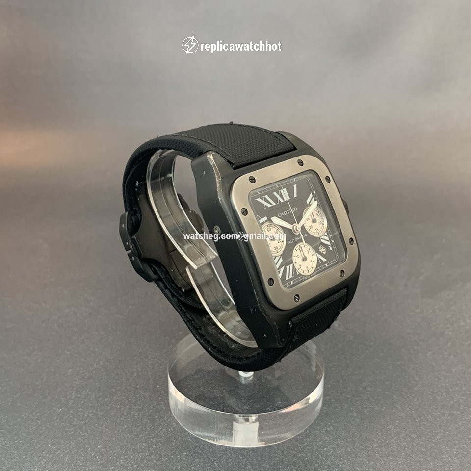 Cartier Santos 100 Mens watch Unisex Automatic Steel W2020005 2