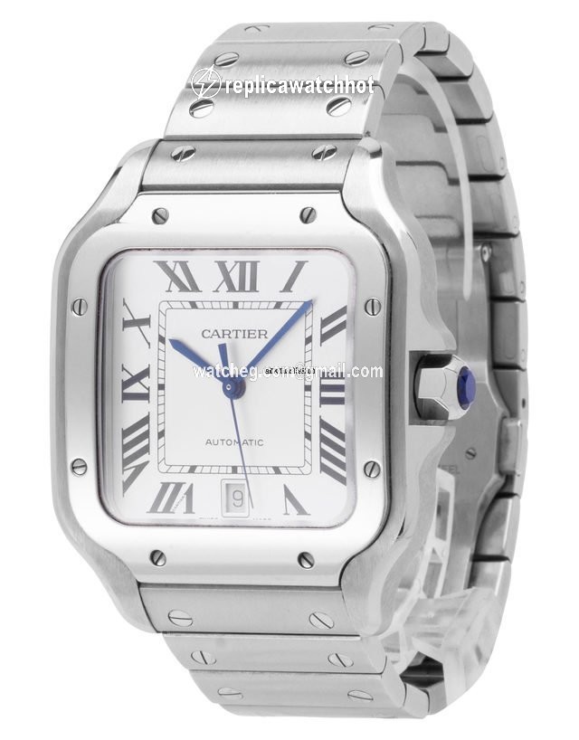 Cartier Santos Mens watch Unisex Automatic Steel WSSA0009 4072 2