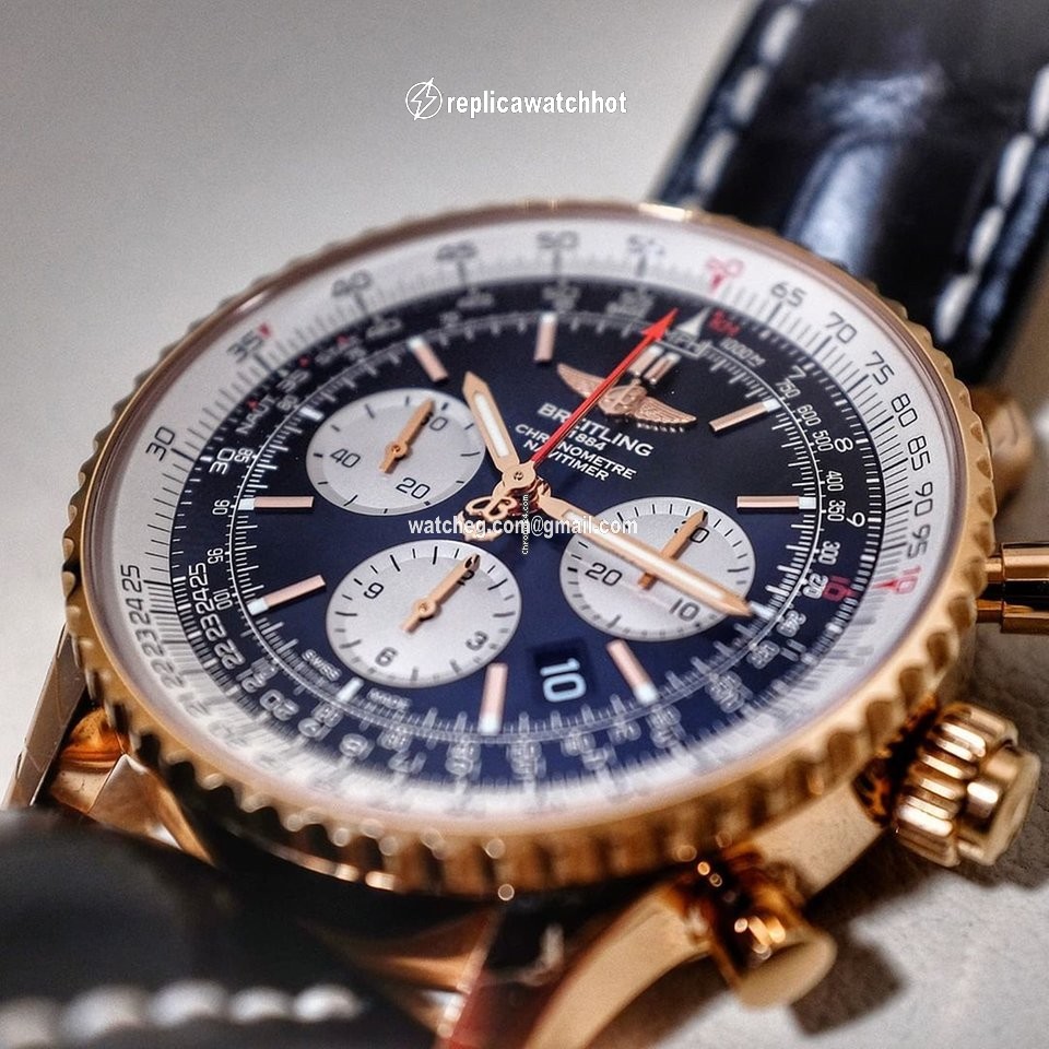 Breitling Navitimer Rattrapante Mens watch Unisex Automatic Rose gold RB031121 BG11 760P R20BA.1 2
