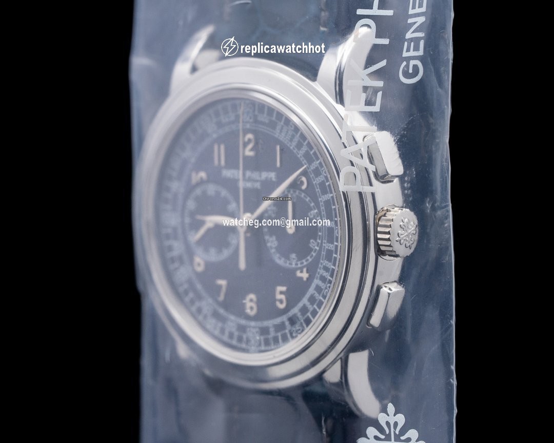 Patek Philippe Chronograph Mens watch Unisex Manual winding Platinum 5070P 2
