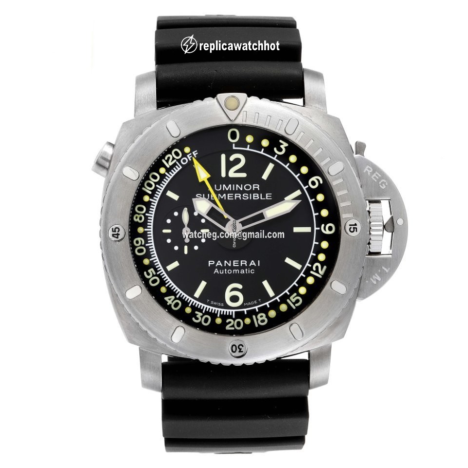 Panerai Luminor Submersible 1950 Depth Gauge Mens watch Unisex Automatic Titanium PAM00193 2