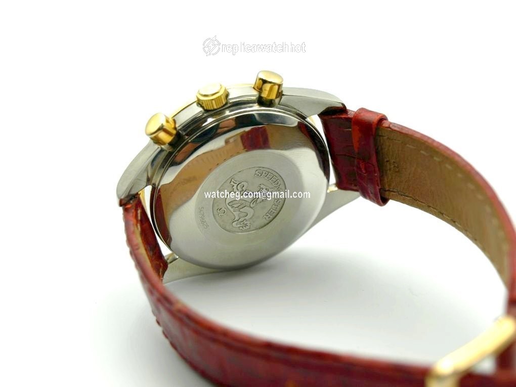 Omega Speedmaster Mens watch Unisex Automatic Gold Steel 1750043 2
