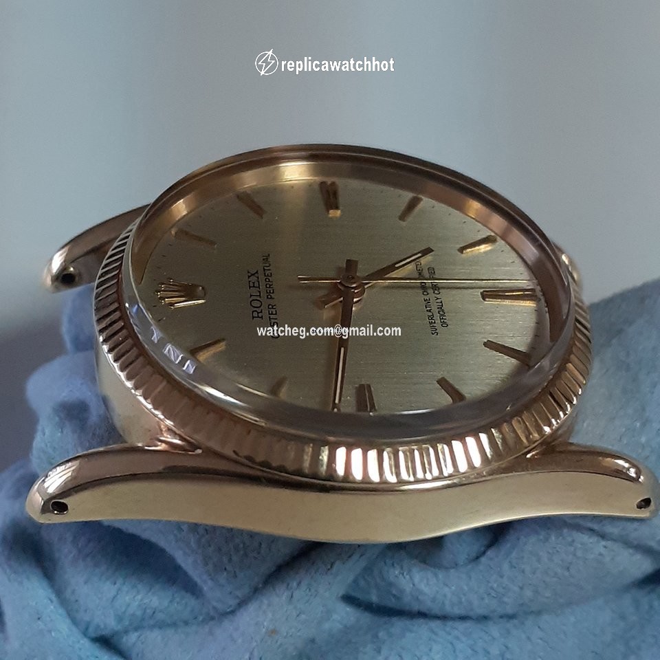 Rolex Oyster Perpetual 34 Mens watch Unisex Yellow gold Automatic 1011 2