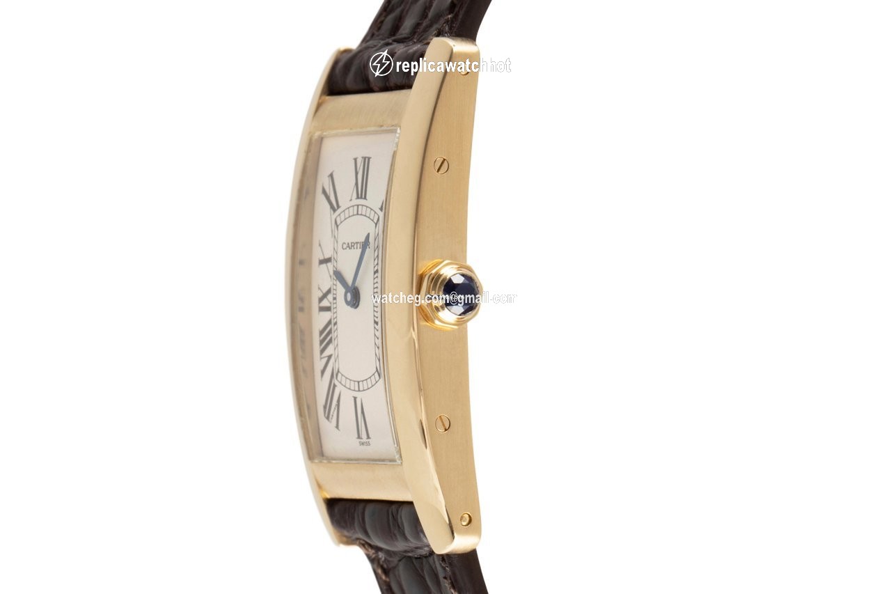 Cartier Tank Americaine Mens watch Unisex Quartz Yellow gold 1720 2