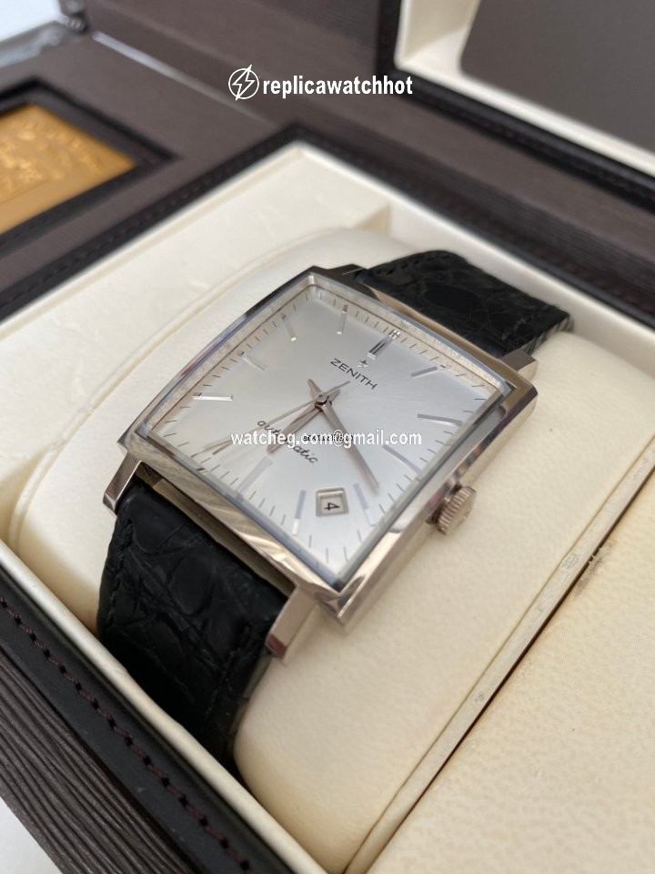 Zenith New Vintage 1965 Mens watch Unisex Automatic White gold 65.1965.670 2