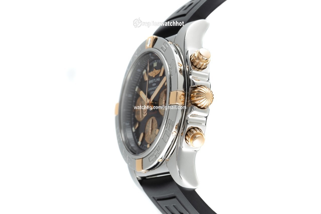 Breitling Chronomat 44 Mens watch Unisex Automatic Gold Steel IB0110 2
