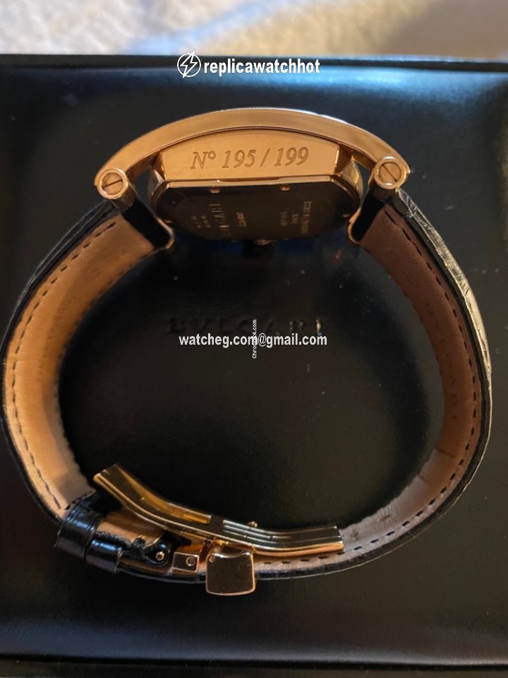 Bulgari Mens watch Unisex Automatic Rose gold DO126 195 199 2