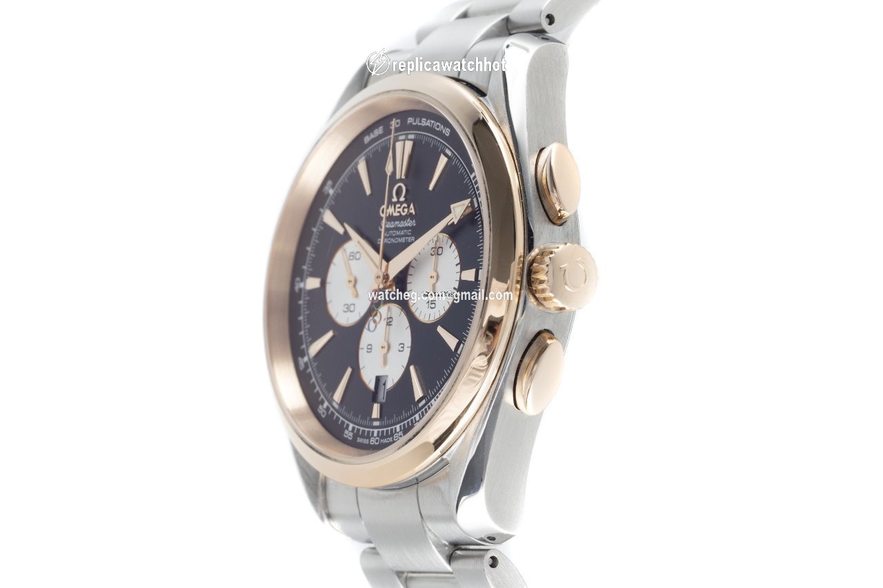 Omega Seamaster Aqua Terra Mens watch Unisex Automatic Gold Steel 221.20.42.40.01.001 2