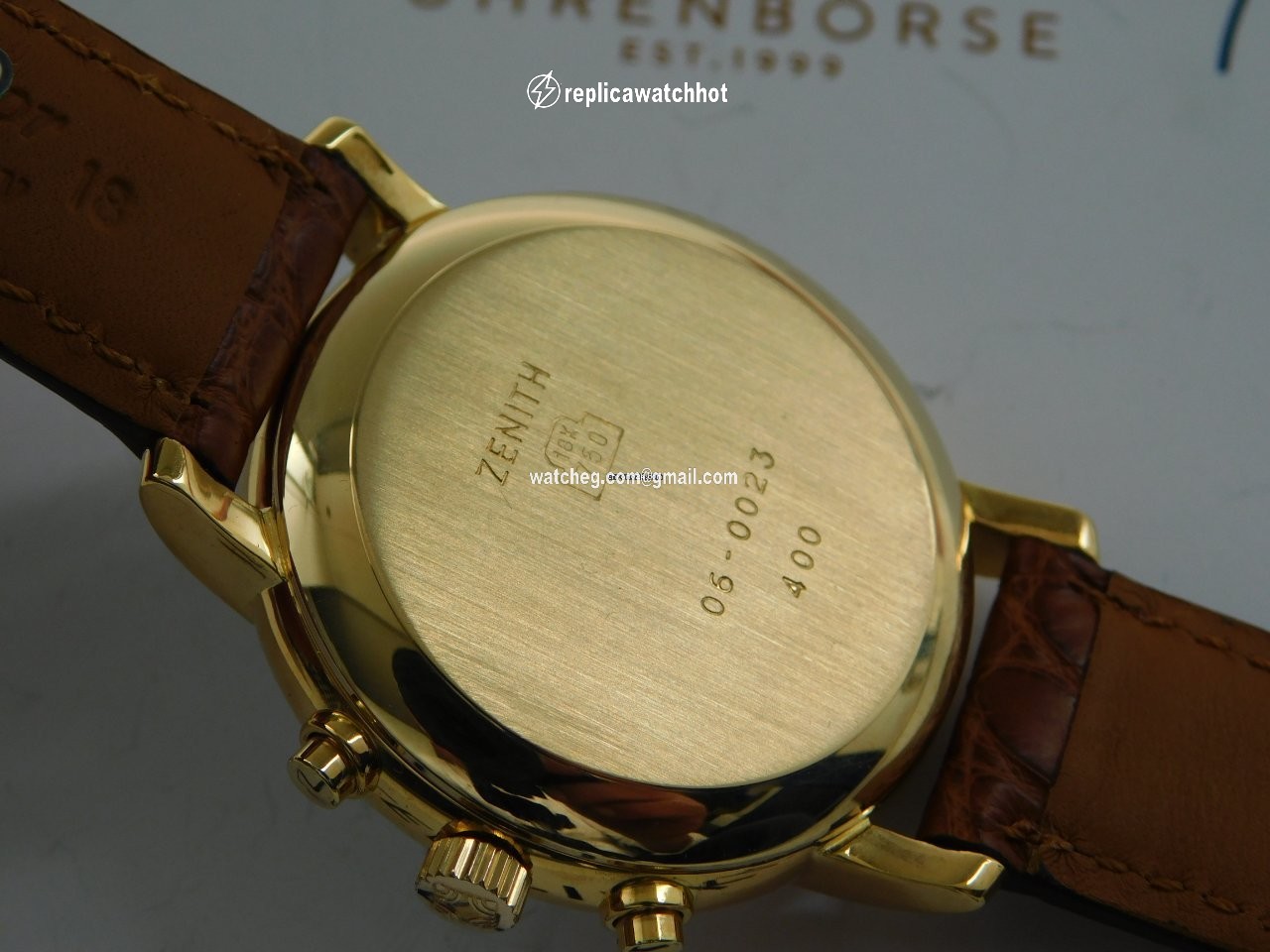Zenith El Primero Chronograph Mens watch Unisex Automatic Yellow gold 06-0023 2
