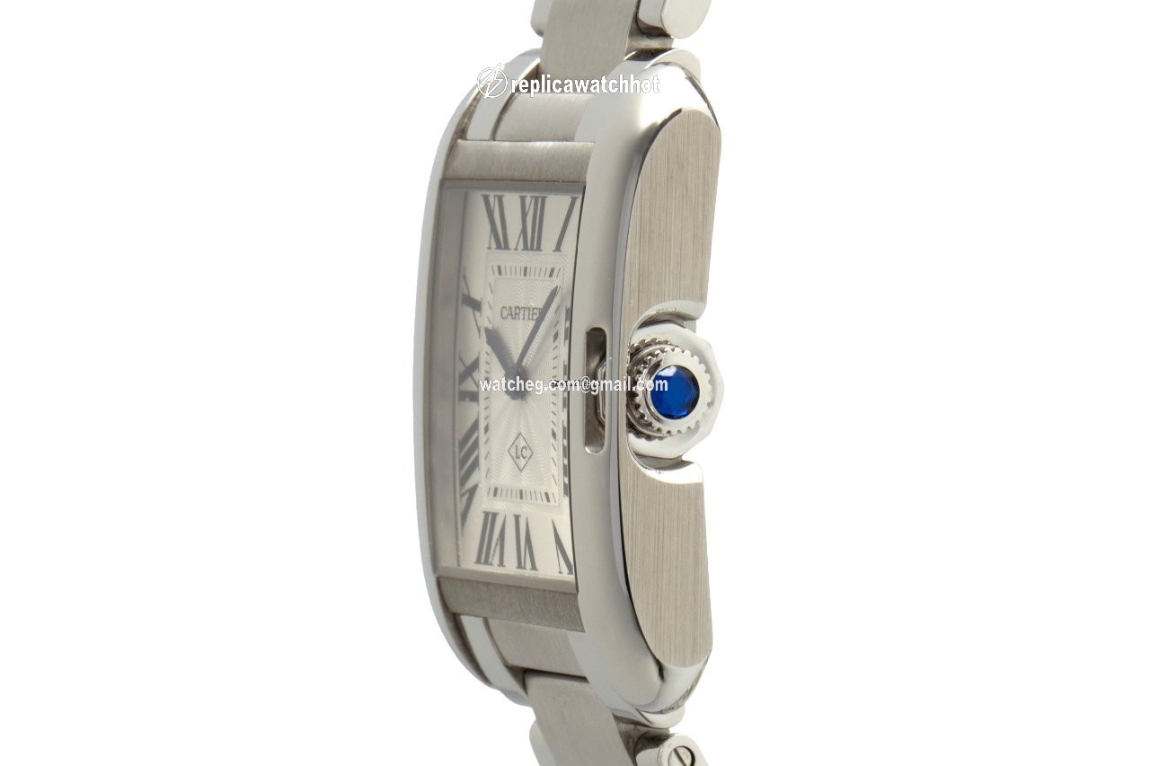 Cartier Tank Anglaise Womens watch Quartz Steel W5310044 2