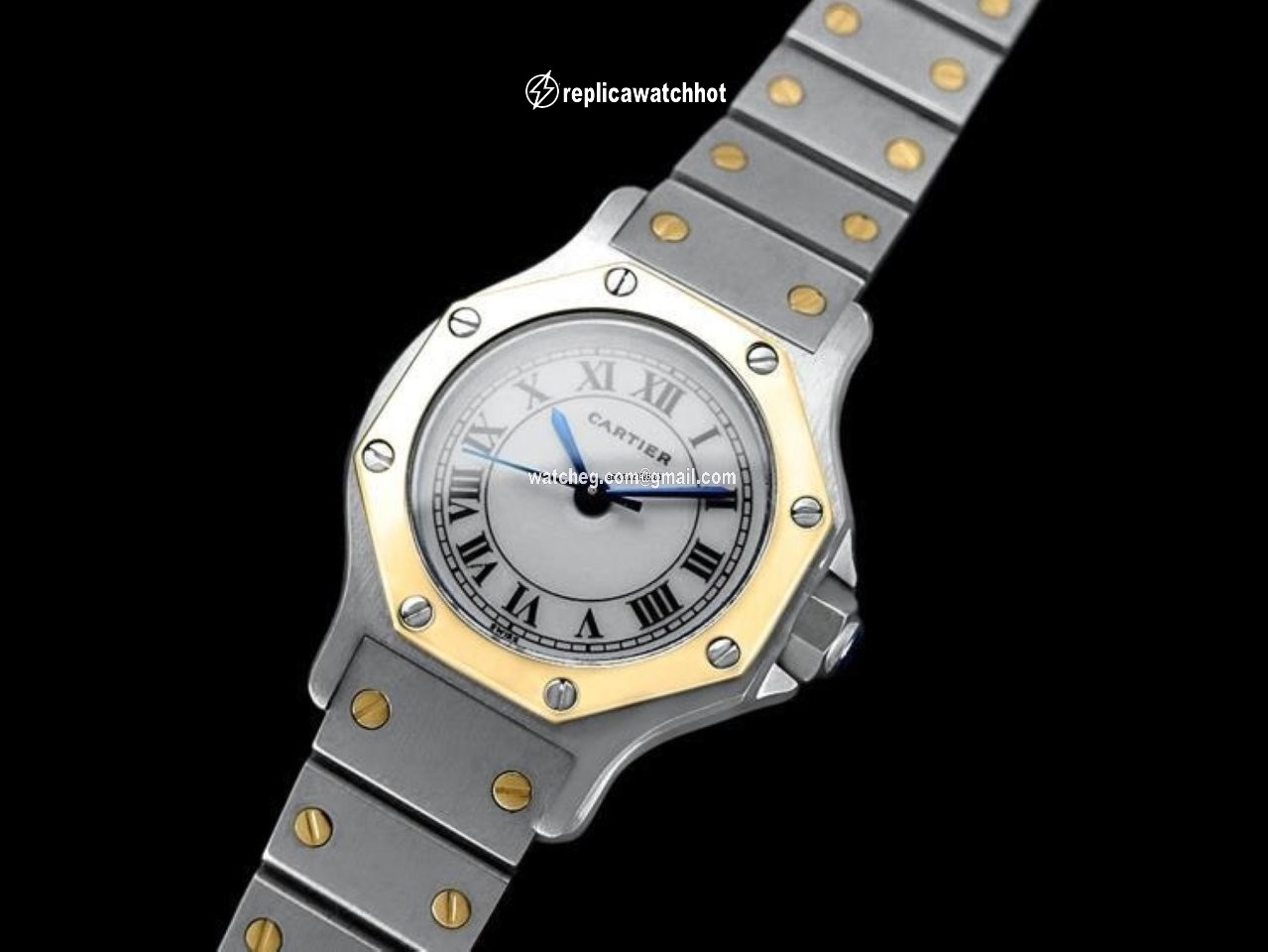 Cartier Mens watch Unisex Automatic Gold Steel 8437ST 2