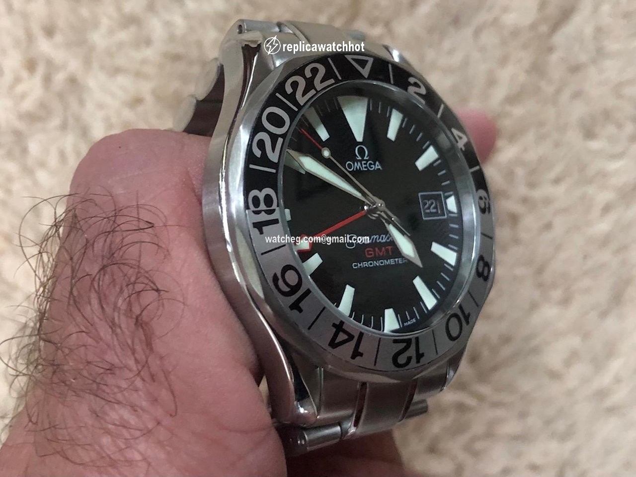 Omega Seamaster Mens watch Unisex Automatic Steel 22345000 2