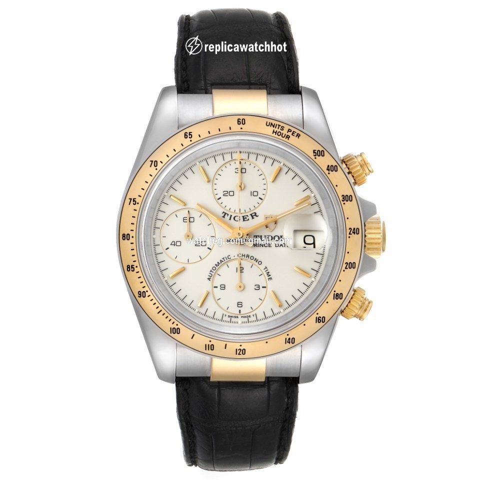 Tudor Tiger Prince Date Mens watch Unisex Automatic Gold Steel 79263 2