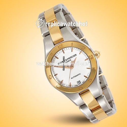 Baume & Mercier Linea Womens watch Automatic Gold Steel MOA10073 2