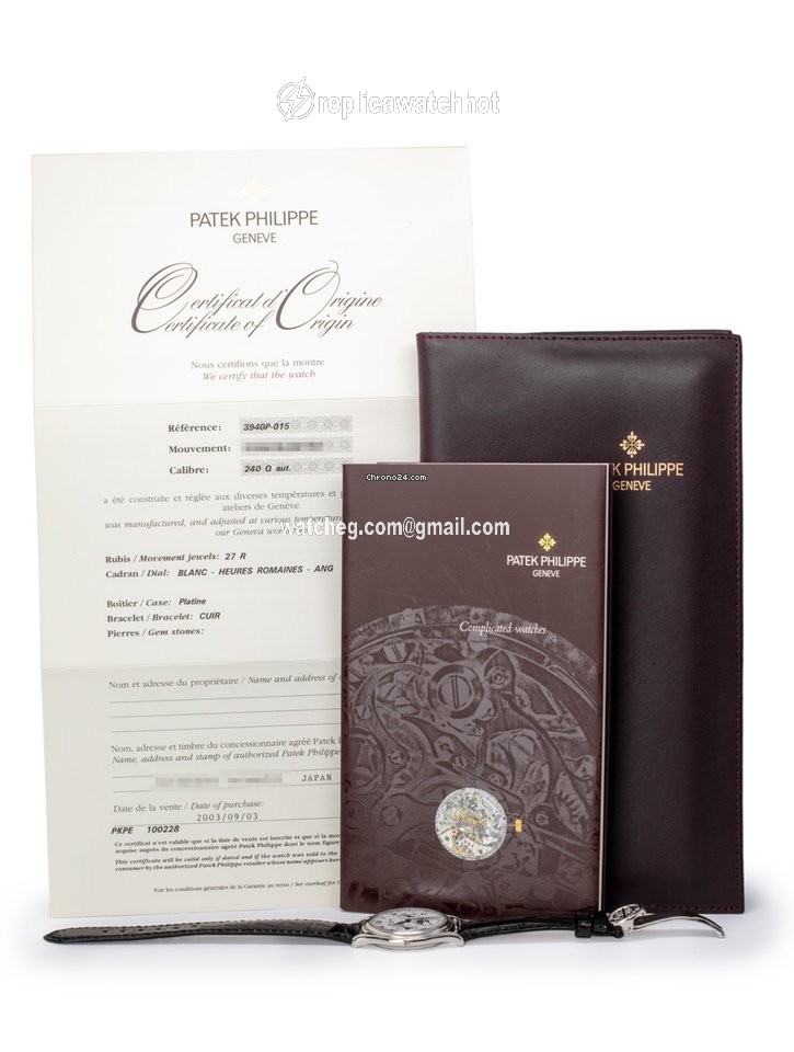 Patek Philippe Perpetual Calendar Mens watch Unisex Automatic Platinum 3940P-015 2