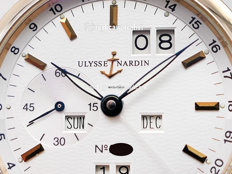 Ulysse Nardin GMT + - Perpetual Mens watch Unisex Automatic Rose gold 322-88 2