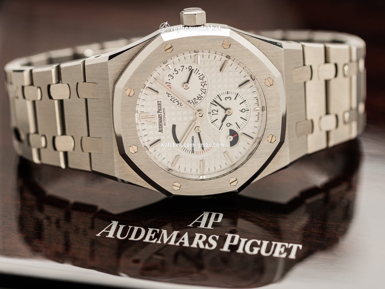 Audemars Piguet Royal Oak Dual Time Mens watch Unisex Automatic Steel 47500 2
