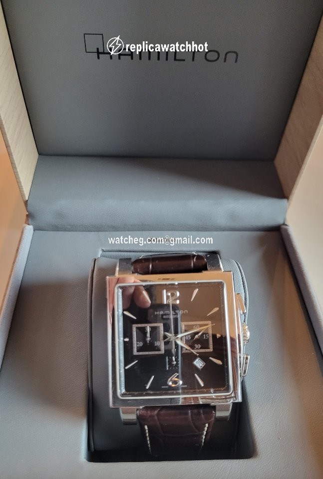Hamilton Jazzmaster Auto Chrono Mens watch Unisex Automatic Steel H32666535 2
