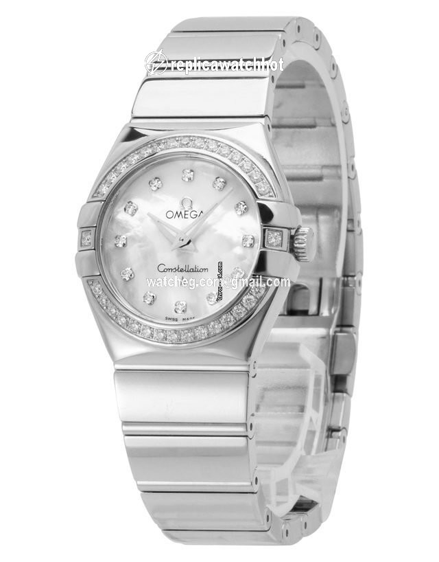 Omega Constellation Quartz Mens watch Unisex Quartz Steel 123.15.27.60.55.001 2