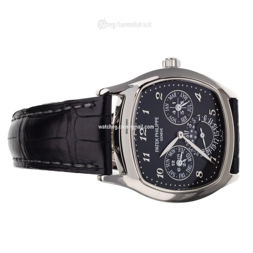 Patek Philippe Perpetual Calendar Mens watch Unisex Automatic White gold 5940G-010 2
