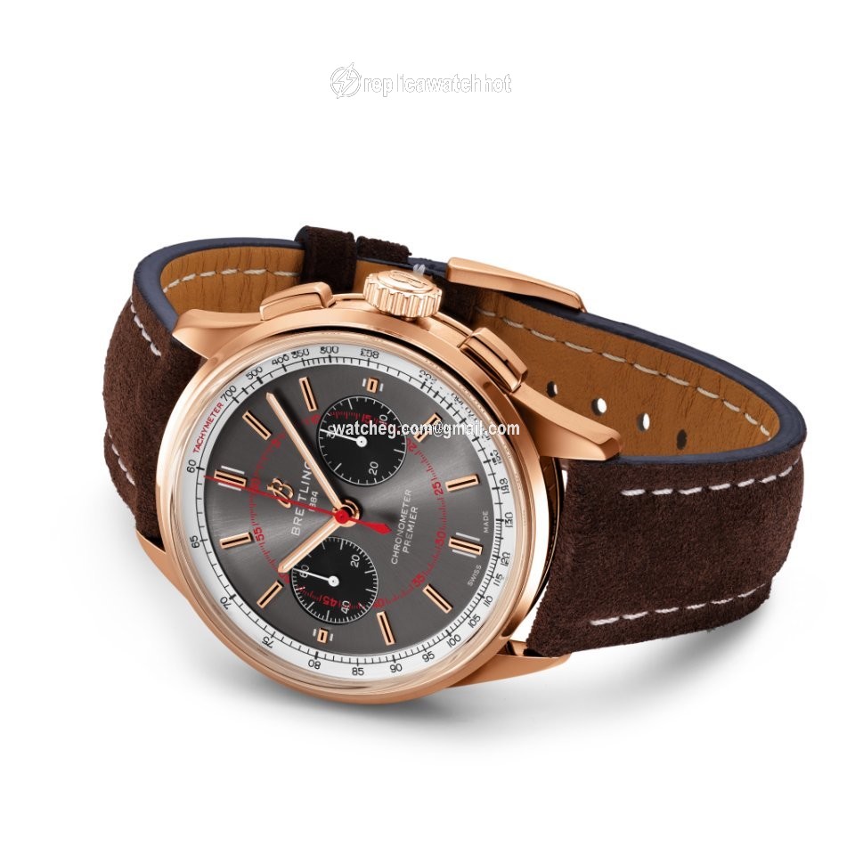Breitling Mens watch Unisex Automatic Red gold RB0118A31B1X1 2