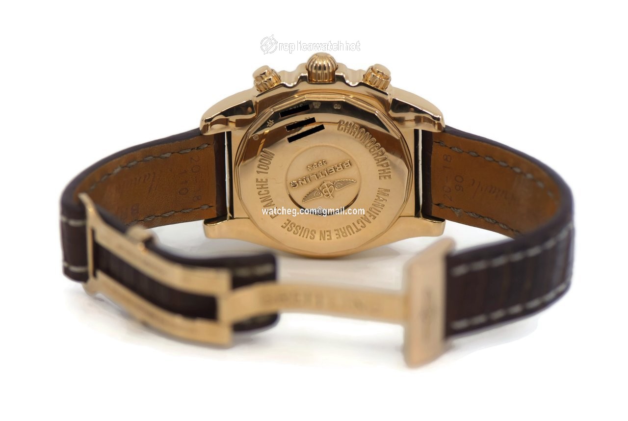 Breitling Chronomat 41 Mens watch Unisex Automatic Rose gold HB0140 2