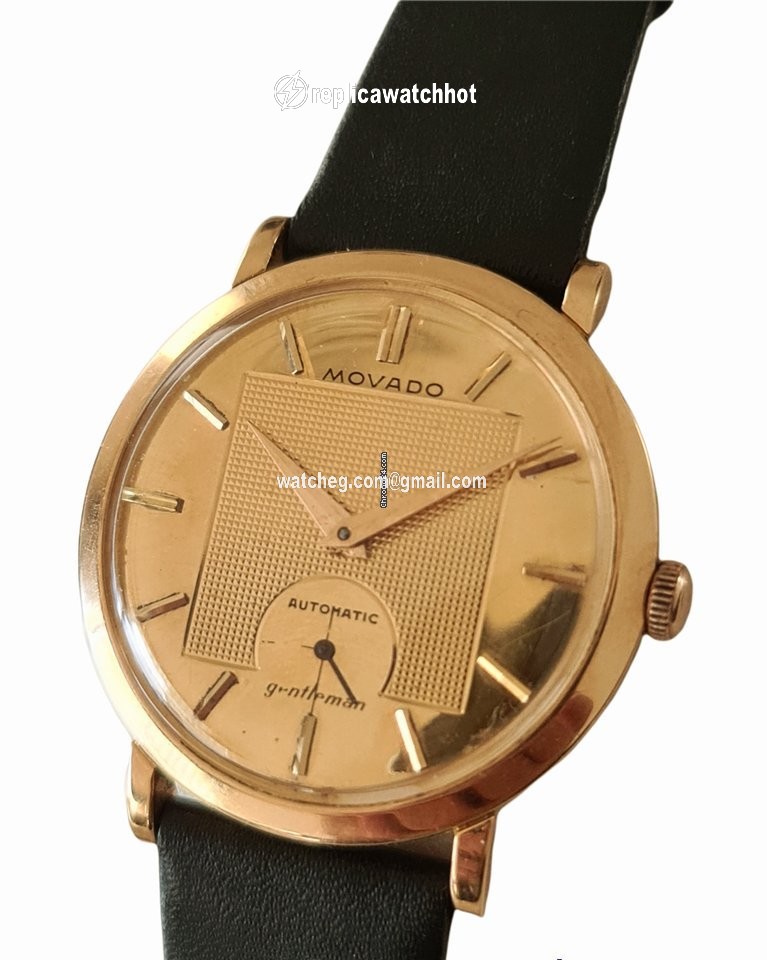 Movado Mens watch Unisex Automatic Rose gold R8483 2
