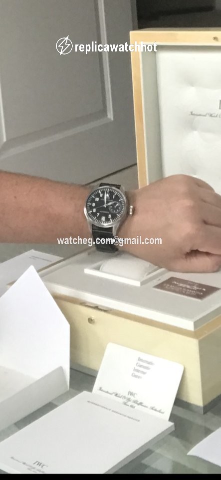 IWC Big Pilot Mens watch Unisex Automatic Platinum IW5002 2