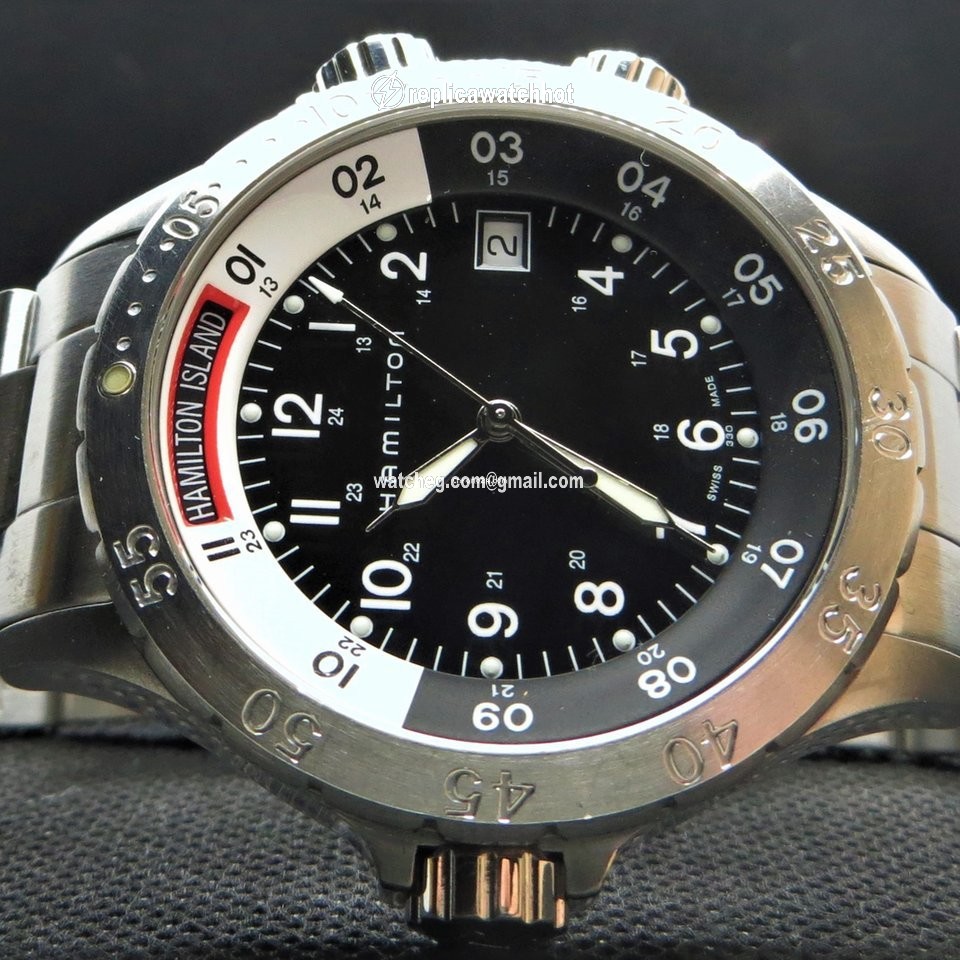 Hamilton Khaki Navy Sub Mens watch Unisex Quartz Steel H74511333 2
