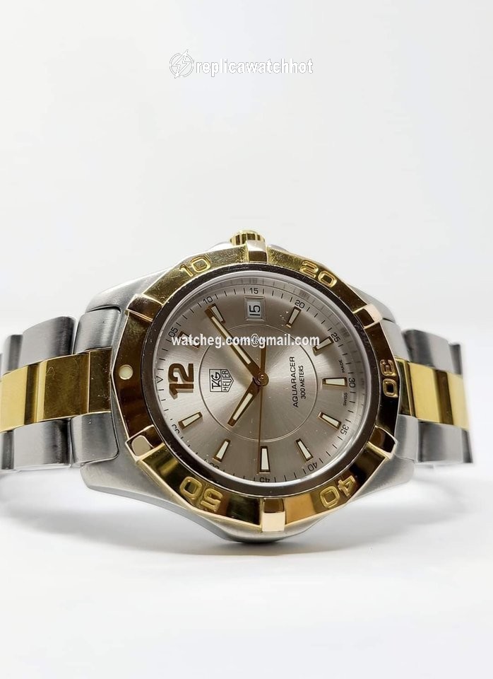TAG Heuer Aquaracer 300M Mens watch Unisex Quartz Gold Steel WAF1120 2