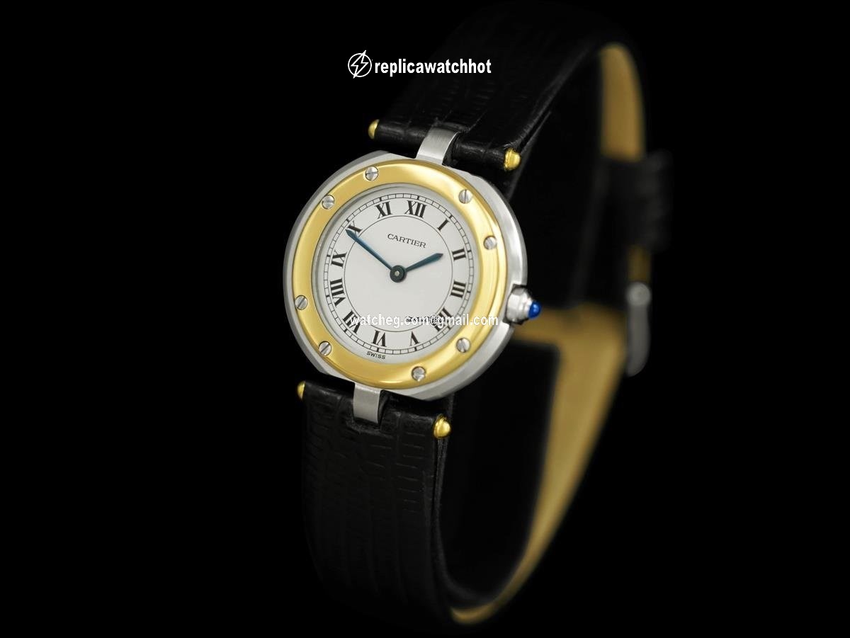 Cartier Womens watch Quartz Gold Steel 8307 2