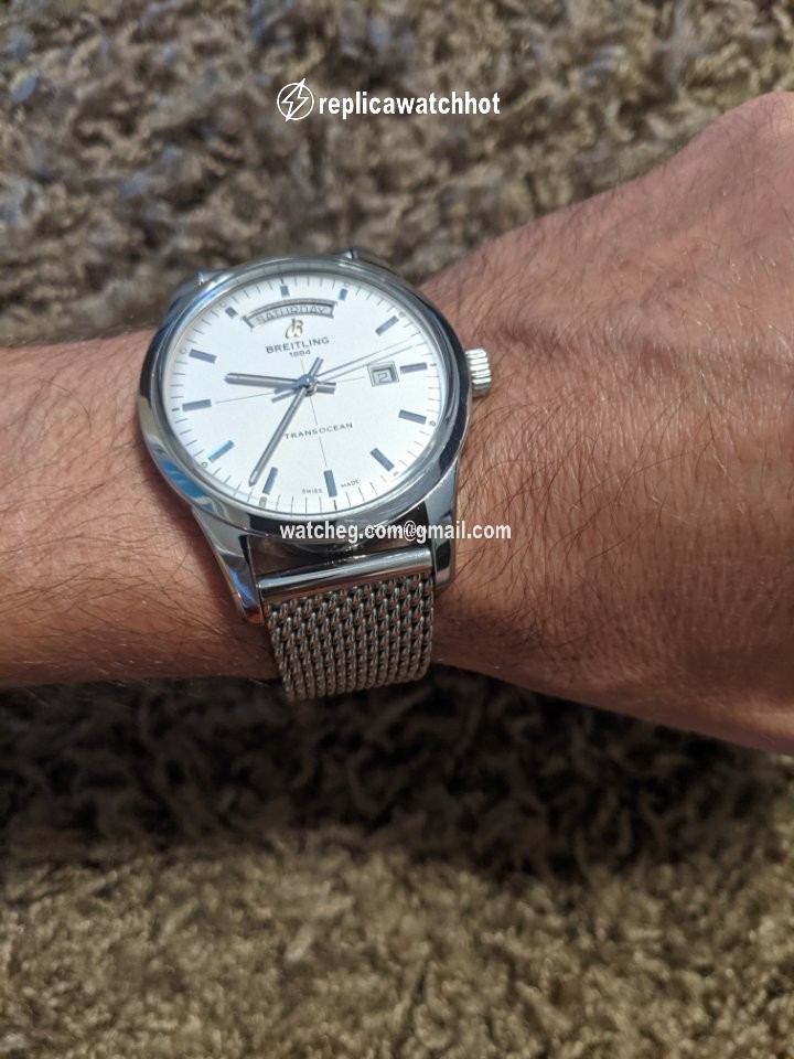 Breitling Transocean Day & Date Mens watch Unisex Automatic Steel A45310121G1A1 2
