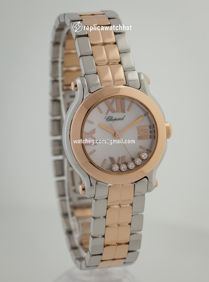 Chopard Happy Sport Womens watch Quartz Gold Steel 278509-6003 2