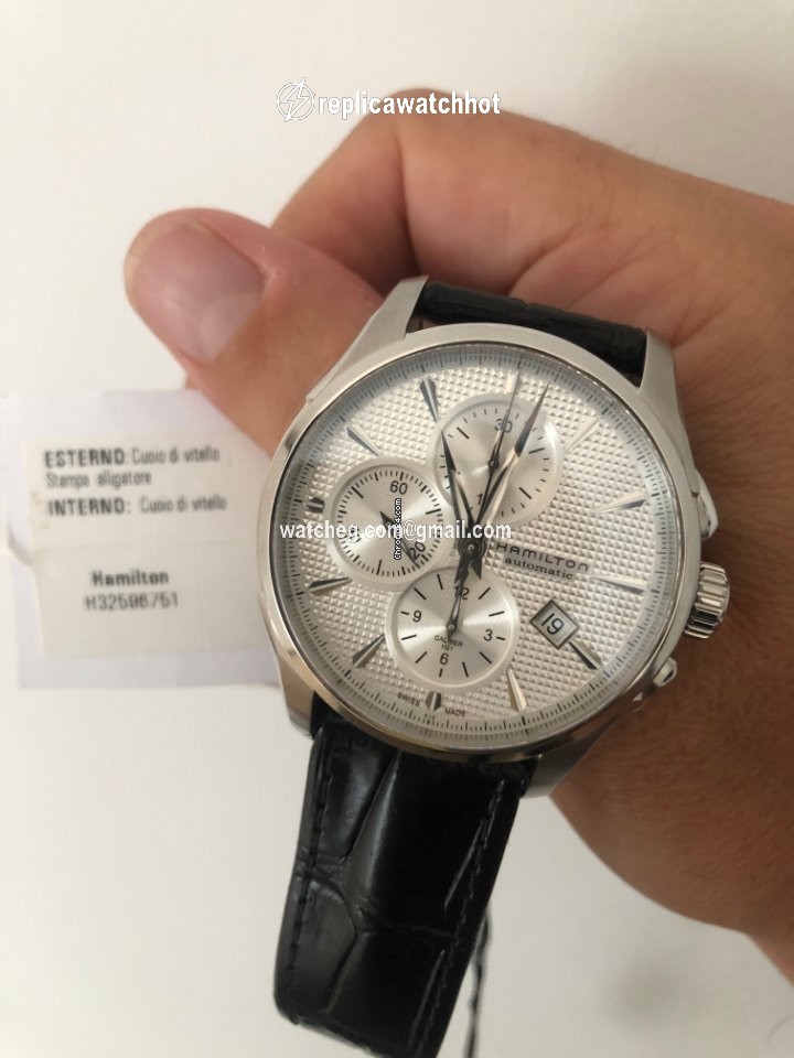 Hamilton Jazzmaster Auto Chrono Mens watch Unisex Automatic Steel H32596751 2
