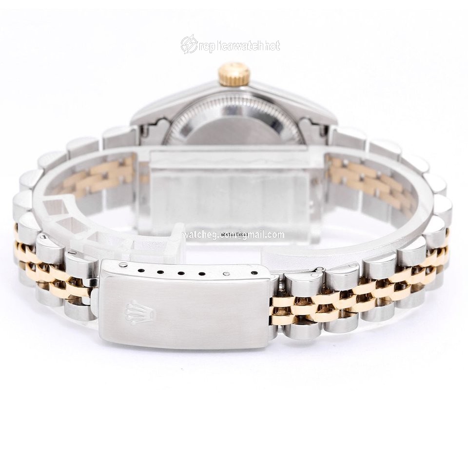 Rolex Oyster Perpetual Womens watch Gold Steel Automatic 67243 2