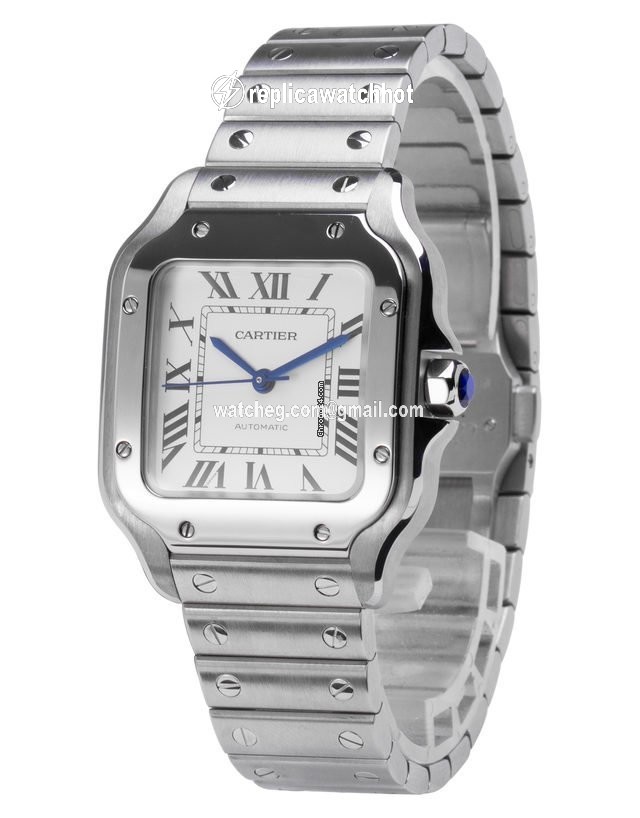 Cartier Santos Mens watch Unisex Automatic Steel WSSA0010 2