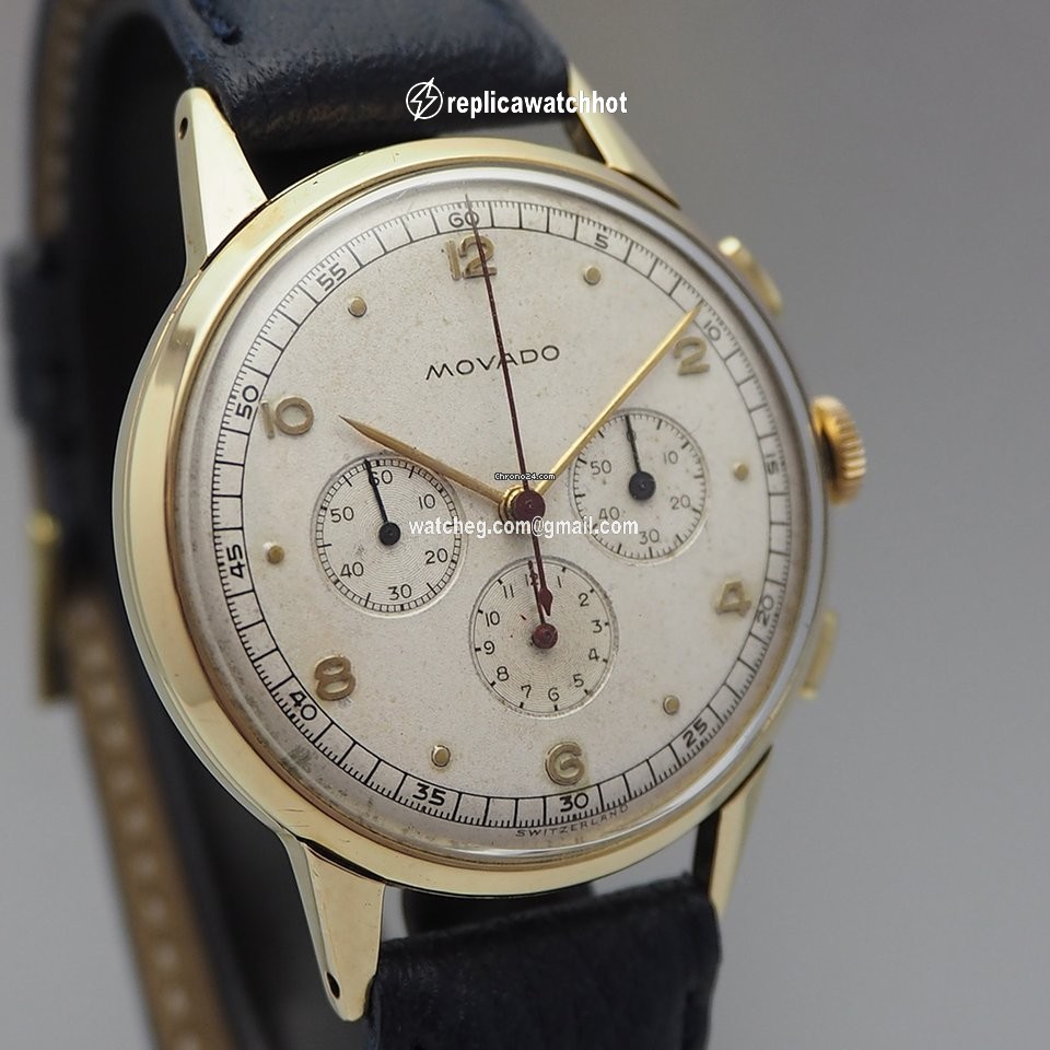 Movado Manual winding Yellow gold 49036 2