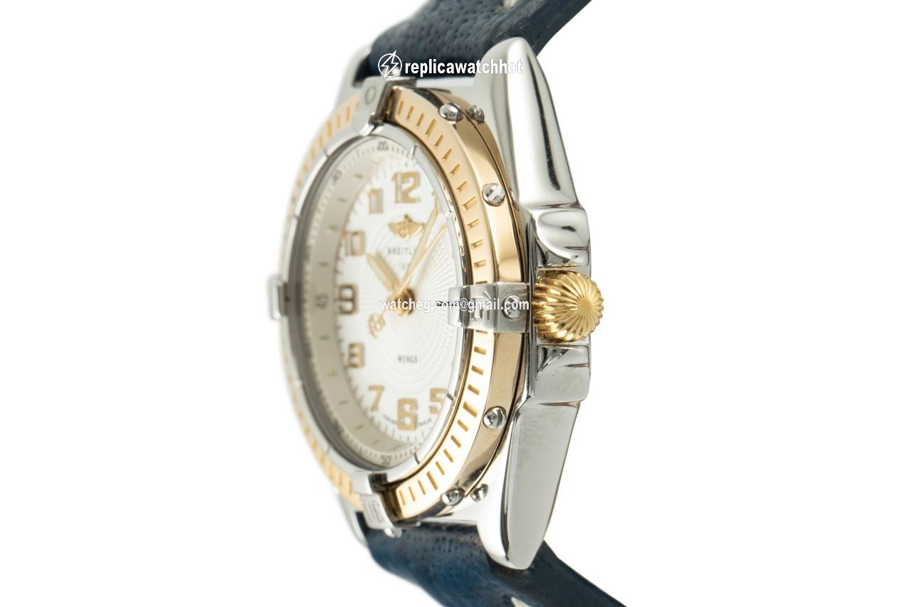 Breitling Wings Lady Womens watch Quartz Gold Steel D67050 2