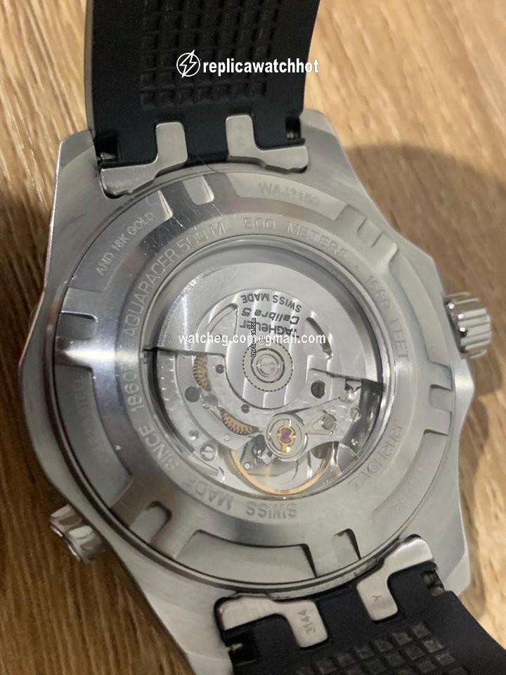 TAG Heuer Aquaracer 500M Mens watch Unisex Automatic Gold Steel WAJ2150.FT6015 2