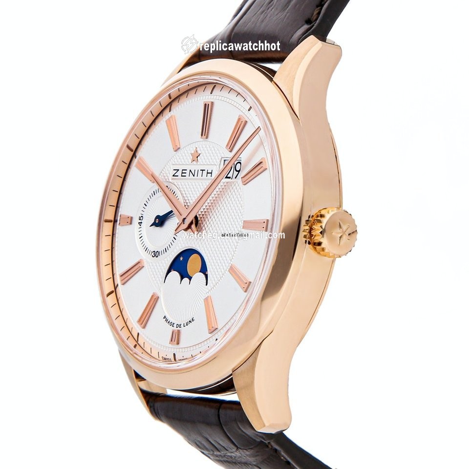 Zenith Captain Moonphase Mens watch Unisex Automatic Rose gold 18.2140.691 02.C498 2
