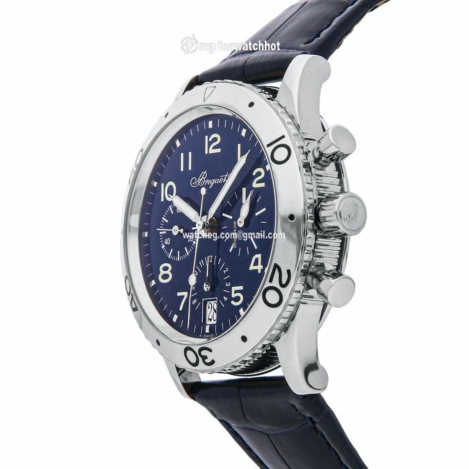 Breguet Type XX - XXI - XXII Mens watch Unisex Automatic White gold 3820BB P2 9W6 2