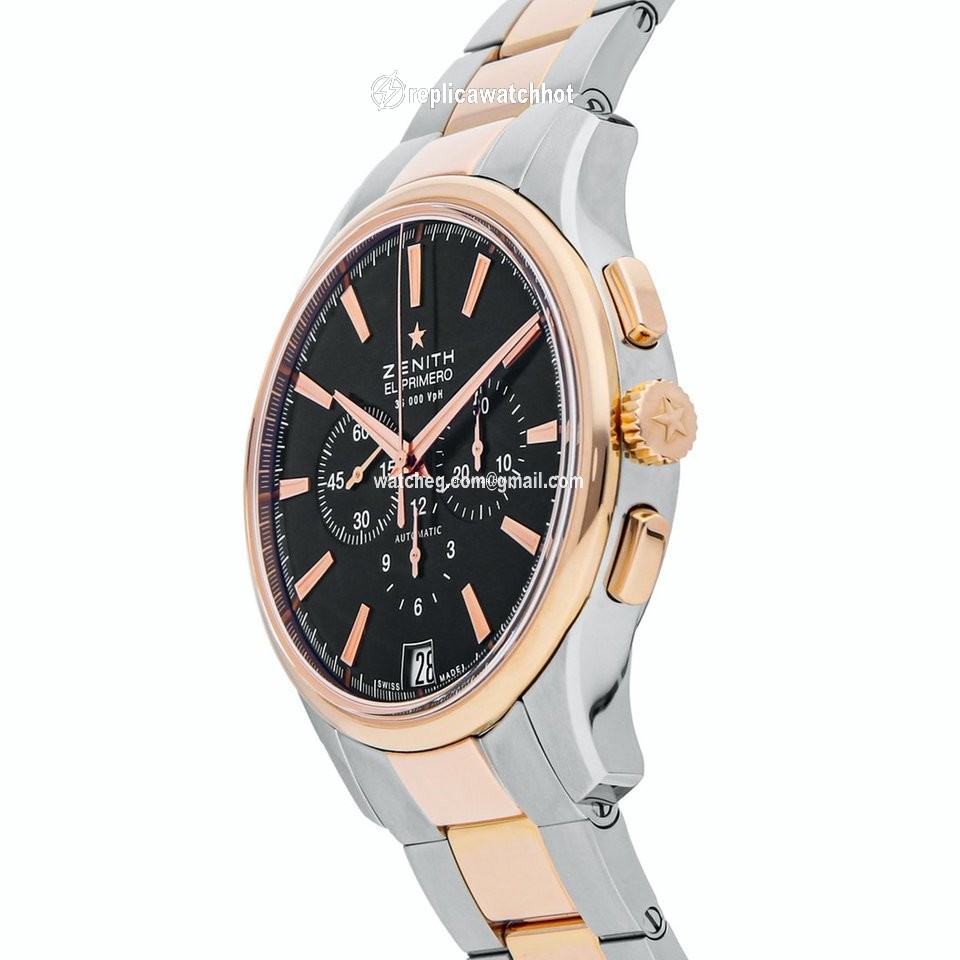 Zenith Captain Chronograph Mens watch Unisex Automatic Steel 51.2112.400 75.M2110 2
