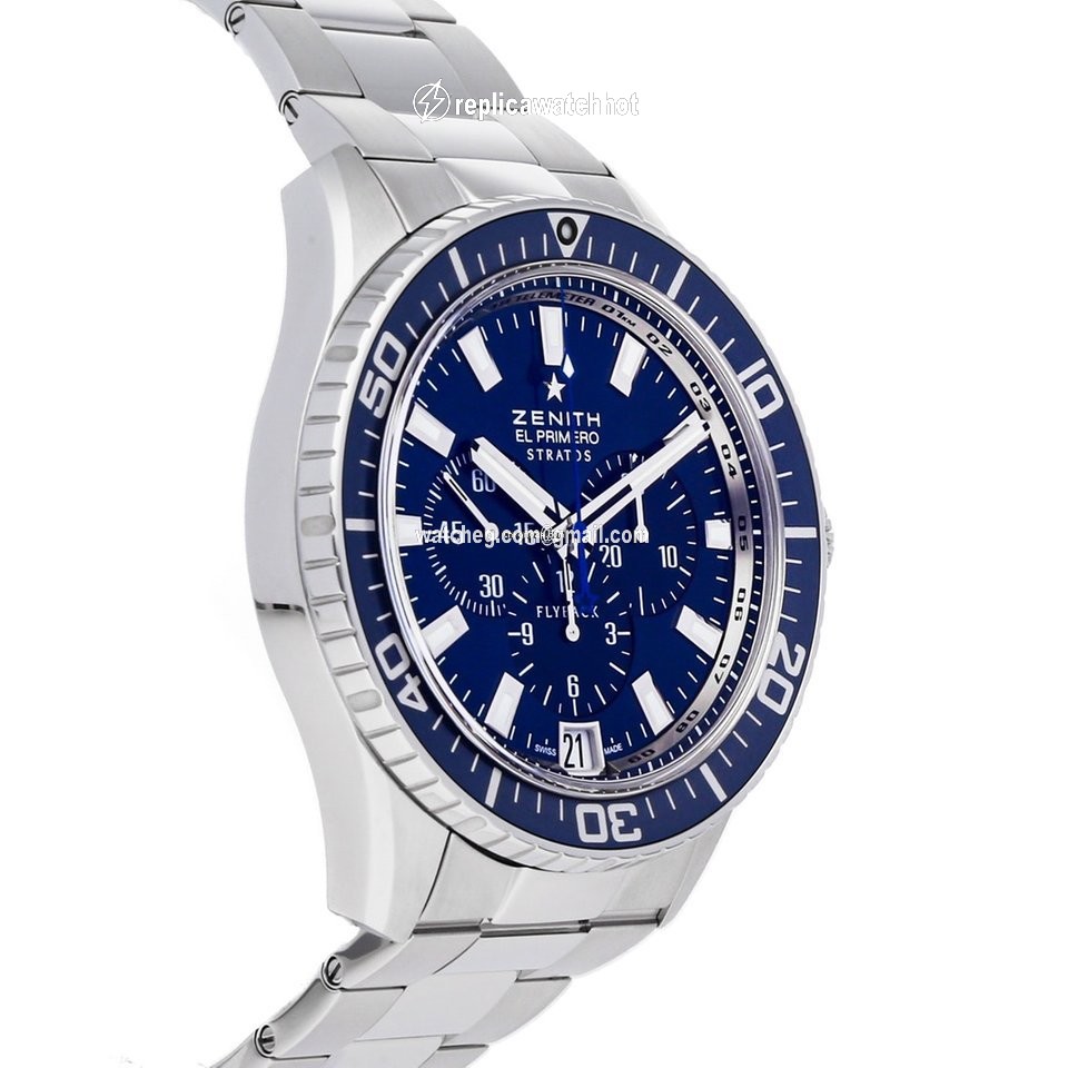 Zenith El Primero Stratos Flyback Mens watch Unisex Automatic Steel 03.2067.405 51.M2060 2